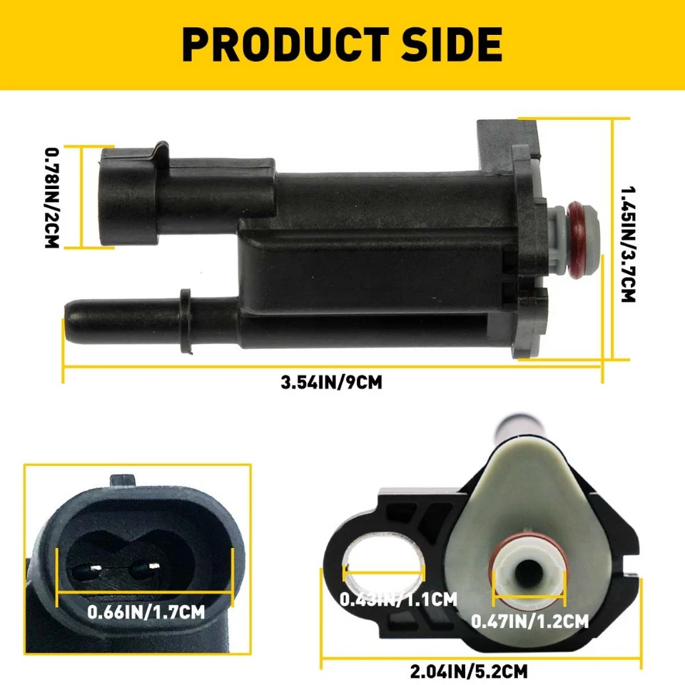 For Pontiac Cadillac Chevy GMC Saturn Vapor Canister Purge Solenoid Valve 911030 - Image 2 of 4