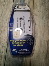 Wireless Cassette Adapter Music Car Stereo iPhone iPod Android Any 3.5 mm Device