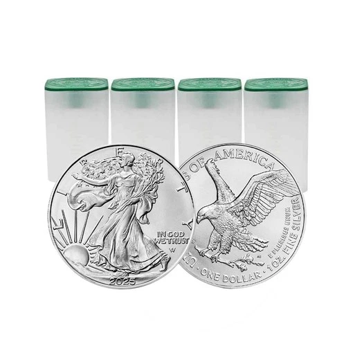 Lot of 80 - 2025 $1 American Silver Eagle 1 oz BU