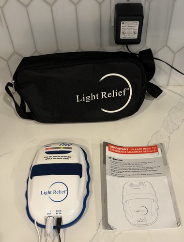 Light Relief LR150 Infrared Pain Relief Muscle Therapy Device & Bag See Video ▶️