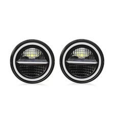 2 Pcs 7 Inch Led Projector Headlight Lamp Fit For Lada Wrangler Jeep Harley 2 Pcs 7 Inch Led Projector Headlight Lamp Fit For Lada Wrangler Jeep Harley