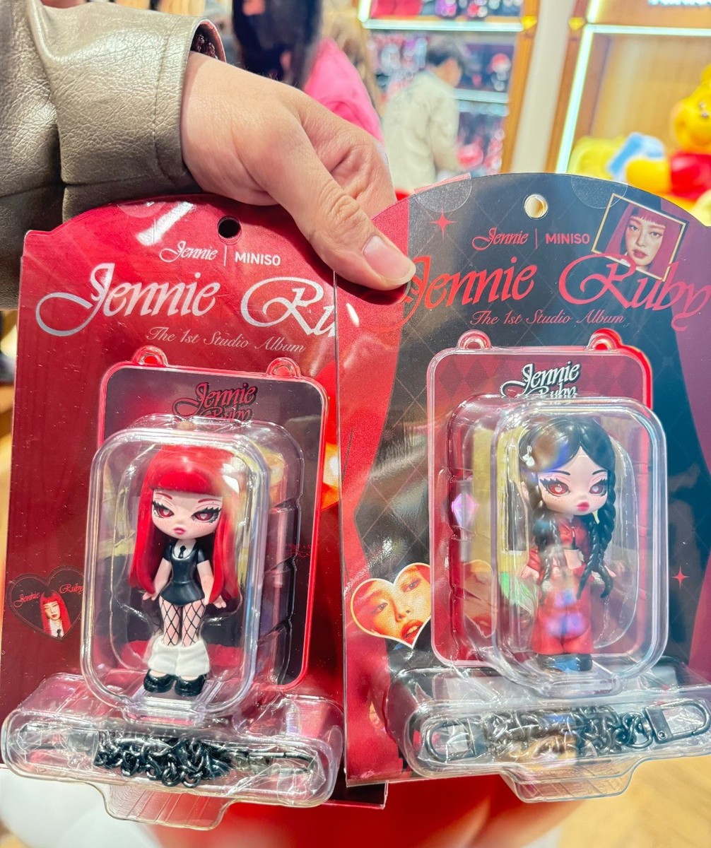 MINISO X Jennie Ruby Figurine limited Series keychain BLACKPINK