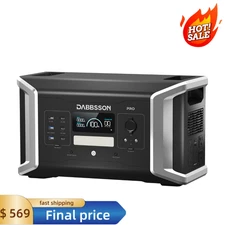 1024Wh Portable Power Station Solar Generator for Camping RV Dabbsson DBS1000Pro