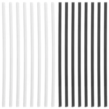 60 Pcs Guitar Inlay Stickers Accessories Black Side Dot Rod Electric Dots