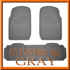 Dodge Ram 2500 Heavy Duty Semi Custom Gray Rubber Floor Mats 3pcs Dodge Ram 2500 Heavy Duty Semi Custom Gray Rubber Floor Mats 3pcs