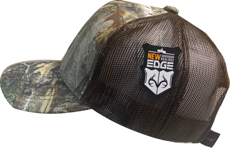 Realtree Edge Camo Cap Mesh Panel Hunting Hat / Adjustable Closure / OSFM - Image 2 of 4
