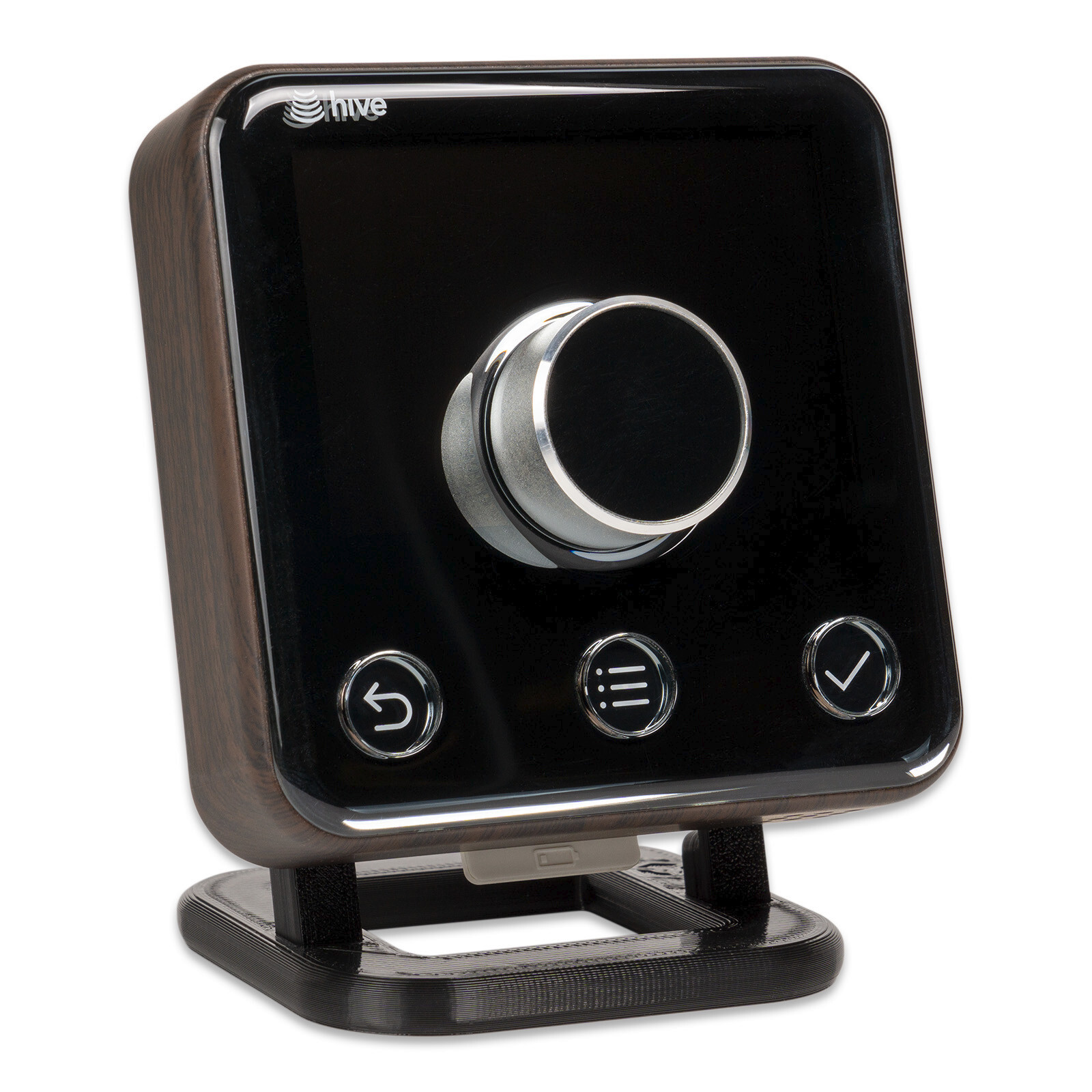 P3D-Lab Stand for Hive Thermostat v2 with Mounting Screws, Black