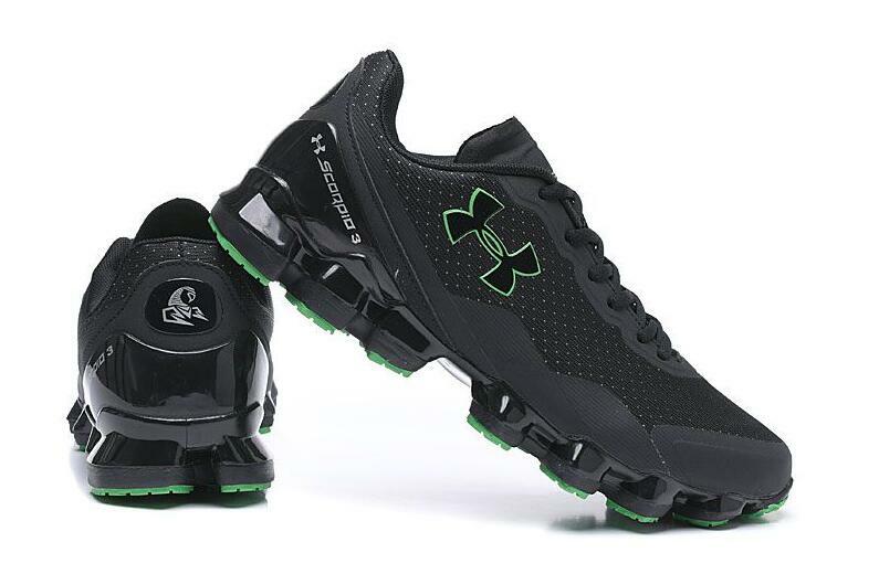 under armour gold and black shoes