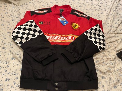 Box Lunch DC Comics Red Black The Flash Racing Jacket - Size Large