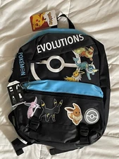 NEW Bioworld Pokémon EEVEE EVOLUTIONS Backpack NWT