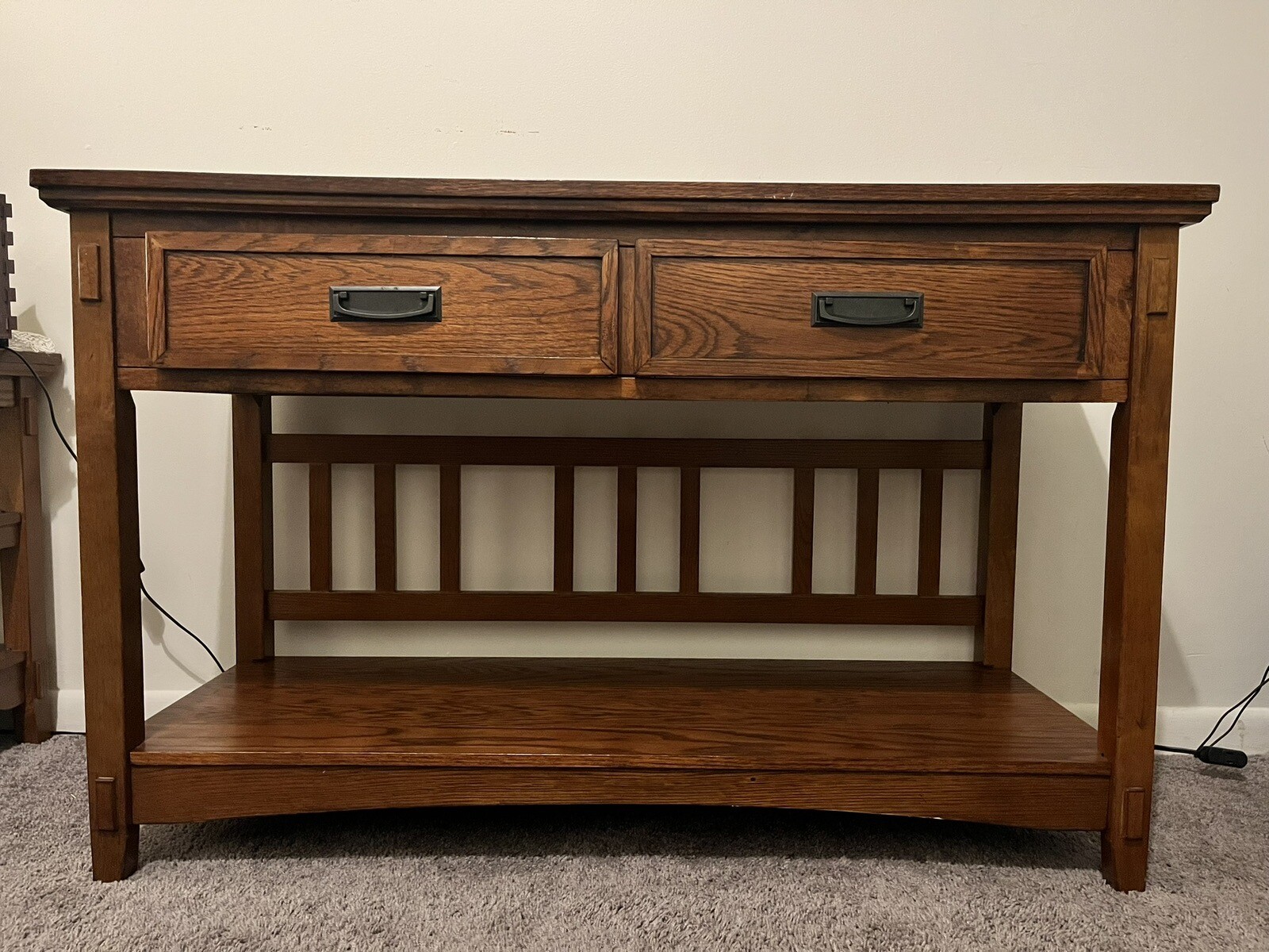 Ashley Entertainment Center And Console Table. Very Good Con