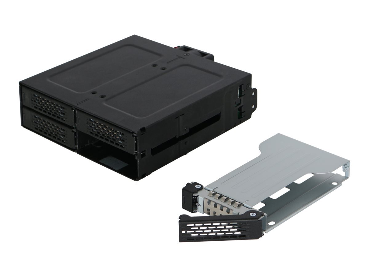 Icy Dock MB607SP-B 13,3 cm (5.25") Gabbia HDD 2.5" Nero Metallo CE MB607SP-B
