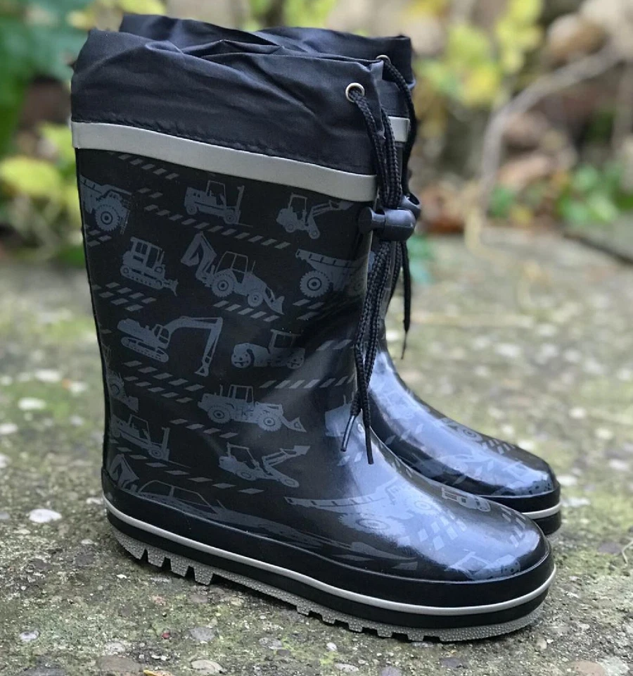 MÄDCHEN JUNGEN REGEN KINDER SÄUGLINGE WASSERDICHT WELLIES MCKER WELLINGTONS SPRITZSTIEFEL