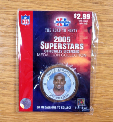 Roy Williams Coin Dallas Cowboys NFL 2005 Superstars Medallion Collection