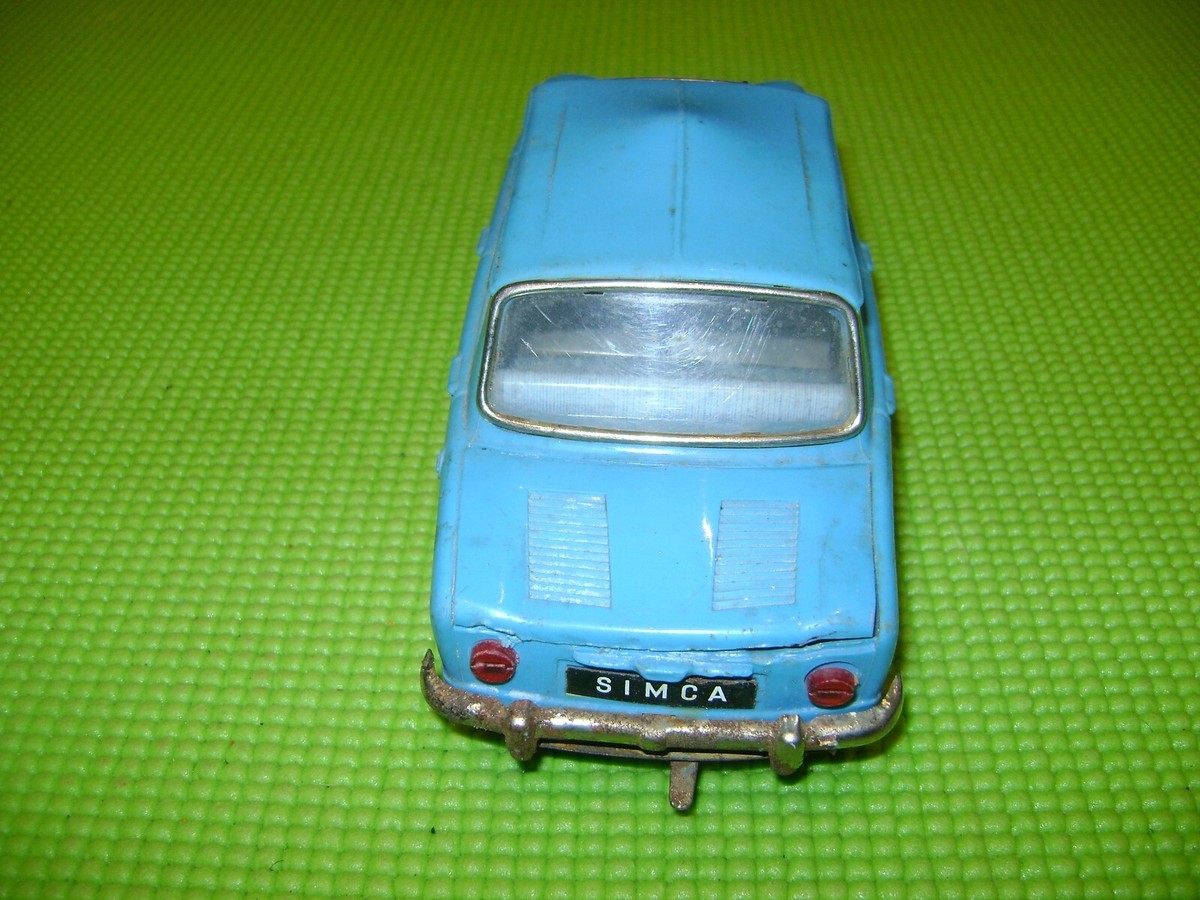 JOUSTRA 2611 – Simca 1000 Avec Galerie Et Skis, Voiture Téléguidée, En Boîte