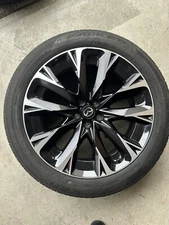 MAZDA CX-90 WHEEL RIM 21" 21JX9.5J ET45 & CENTER CAP OEM 2024 With Tire 7/32