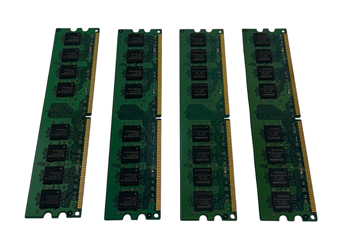 Kingston DDR2 メモリー 1GB 4枚 KVR800D2N5/1G 4 KINGSTON KVR800D2N5/1G / KVR800D2N51G SDRAM 1GB DDR2-800 MEMORY