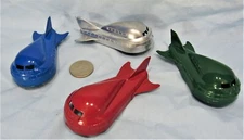 4 Buck Rogers Spaceships ~ Diecast Fleet ~ 4 Colors ~ 10¢ Dime Store Pack ~ 1954