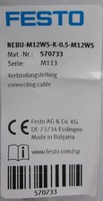 Festo NEBU-M12W5-K-0.5-M12W5 570733 Connecting cable  GTIN: 4052568058524  #773Y