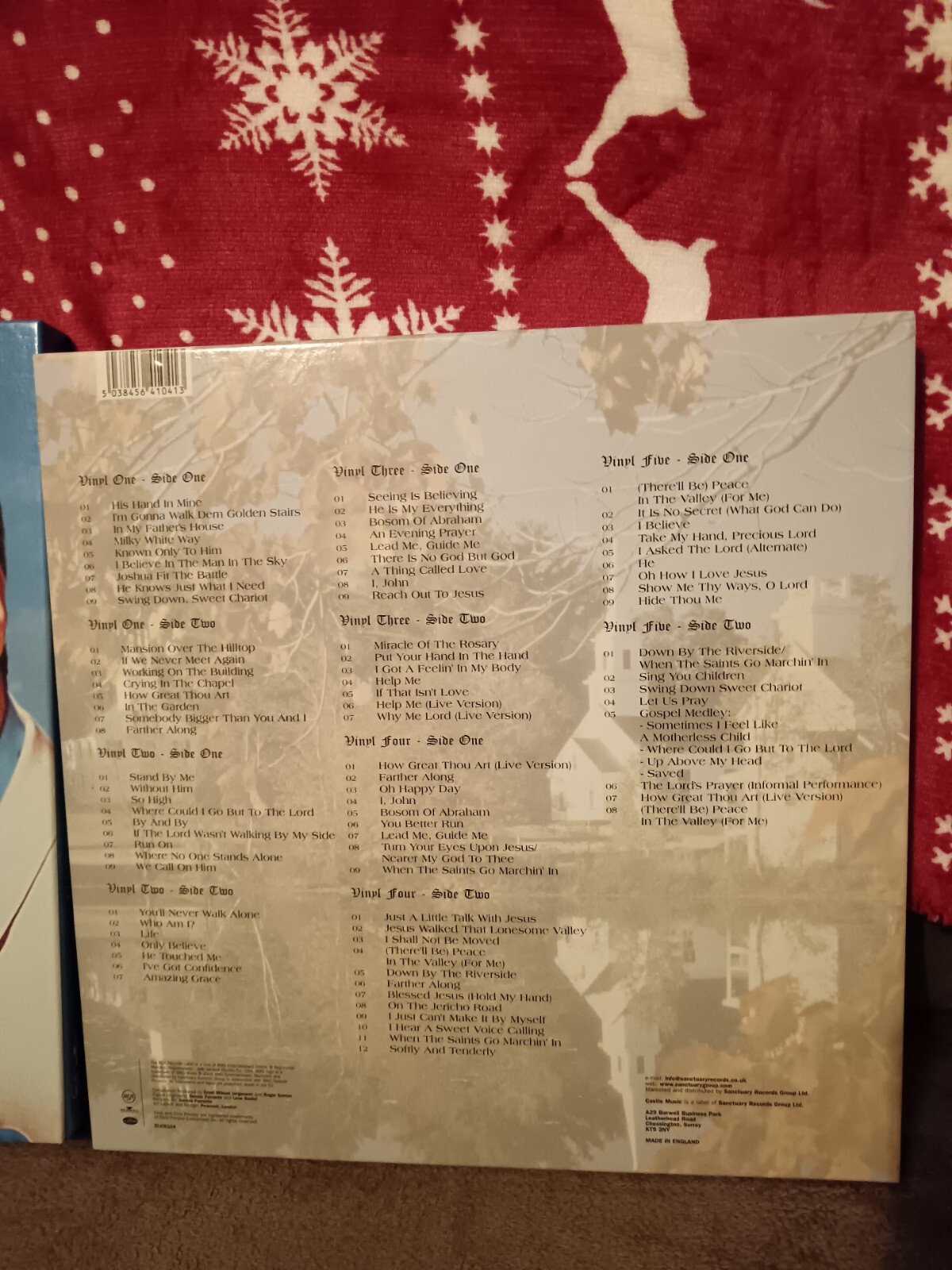 ELVIS PRESLEY PEACE IN THE VALLEY THE COMPLETE GOSPEL RECORDINGS VINL