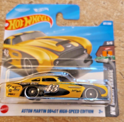Hot Wheels Aston Martin DB4GT High-Speed E. Gelb in OVP Warenkorb spart Versand