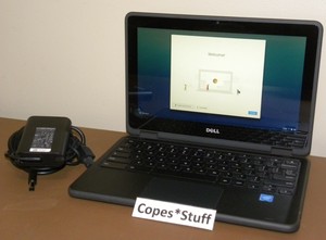 Dell Chromebook 11 31 Convertible 2 In 1 Touchscreen N3060 16gb Ssd 4gb Ebay