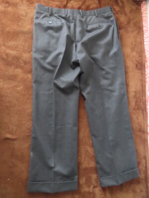 Ralph Lauren Wool Pants Purple Label 36 (36x26.5) Gray Pleated