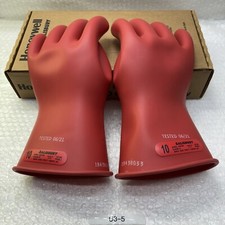 ** New Red Lineman Gloves Size 10 11”length Salisbury Honeywell E011R/10 #