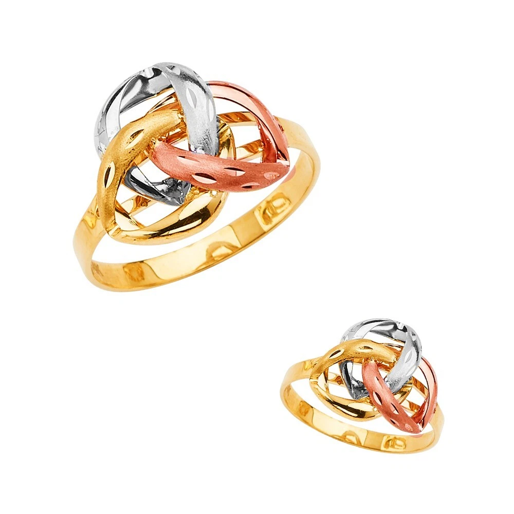 Tri color infinity best sale ring