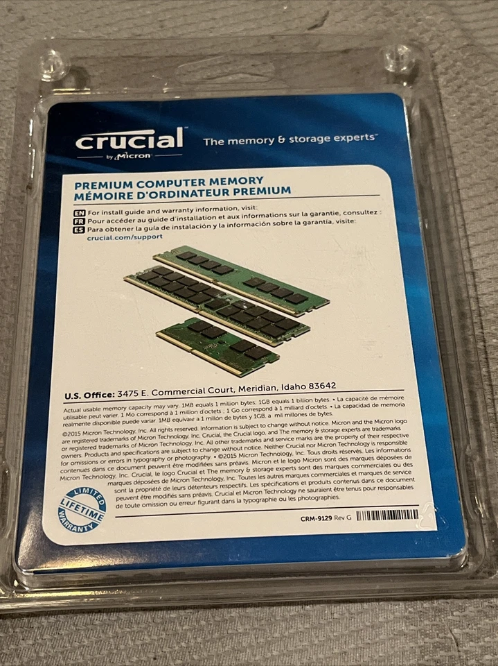 Crucial 8GB 2x 4GB DDR4-2133 UDIMM Memory - Image 2 of 2