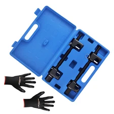 2pcs Coil Spring Compressor Fit MacPherson Struts Shock Absorber Car Garage Tool