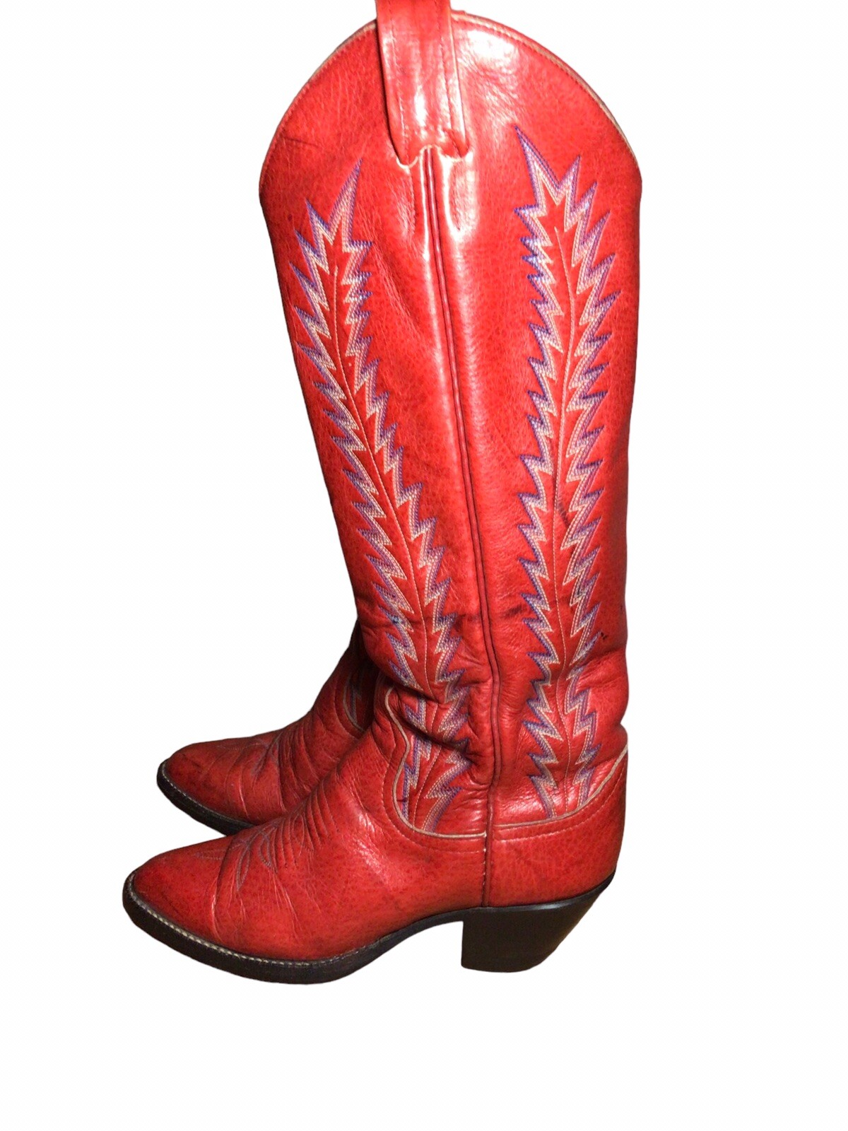 Vintage LARRY MAHAN Womens Cowboy Boots Size 5.5 … - image 1