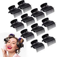 12pcs Hot Roller Clip for Hair Curler Claw Clip Replacement Hair Section Styling