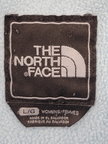 The North Face Jacket Womens Large Blue Colorblock Denali Zip Up Polartek Coat - Picture 4 of 8