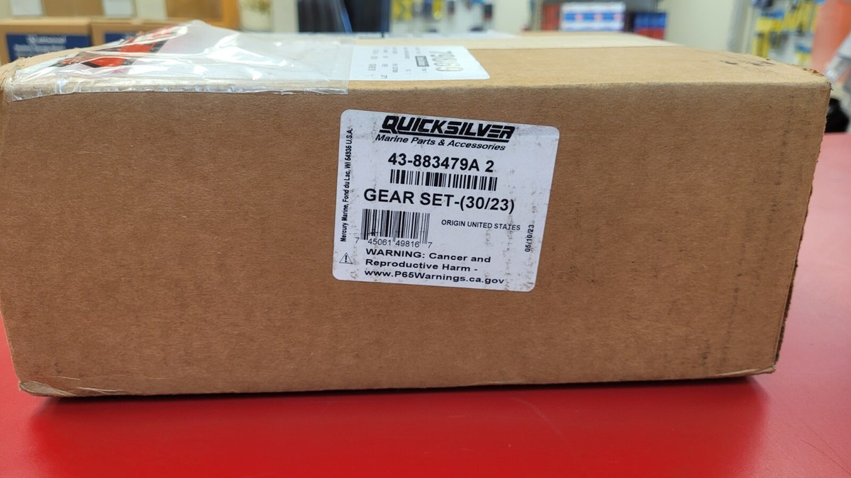 MERCURY 883479A2 UPPER GEAR SET NEW!! 30/23 gear set Bravo