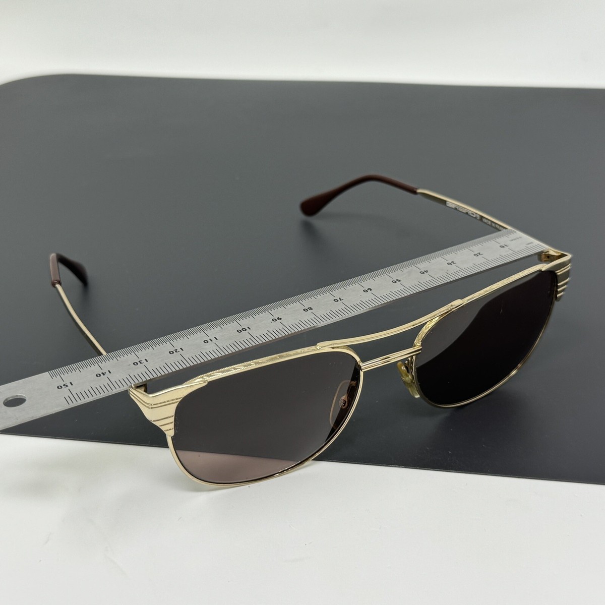 Vintage Girard 3530 Gold Pilot Metal Sunglasses France | eBay display picture 1