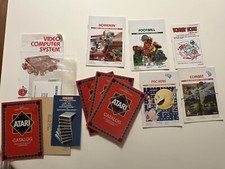 VTG Lot Atari Video Game System Catalogs 4 Activision 1970s-80s Instructions