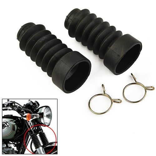 Motorcycle Fork Dust Covers Waterproof Rubber Gaiters for Dio and Jog90