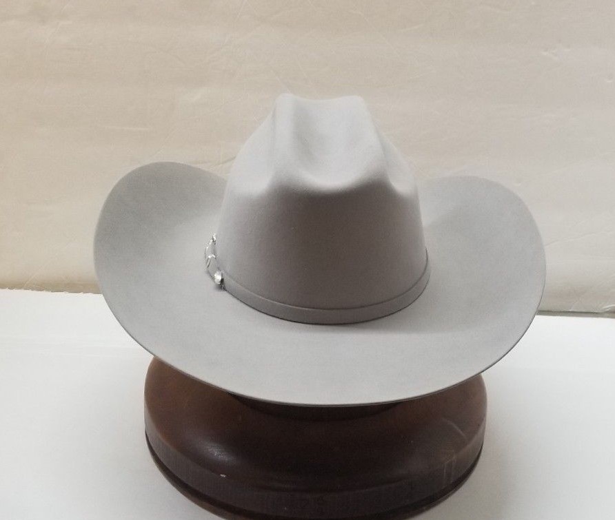 Stetson® 30X EL Patron Mist Grey Felt Hat With Free Hat Brush | eBay