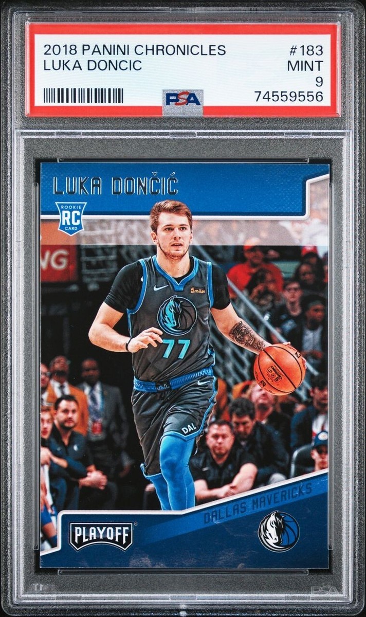 その他 LUKA DONCIC STATUS RC 2018 PSA9 2018-19 Panini Chronicles Luka Doncic Playoff Rookie #183 PSA 9