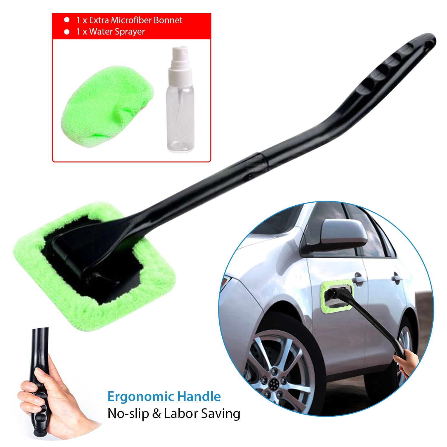 Microfiber Windshield Clean Car Auto Wiper Cleaner Window Cleaning