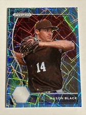 2021 Panini Prizm Draft Picks Carolina Blue Velocity Parallel #PDP85 Mason Black