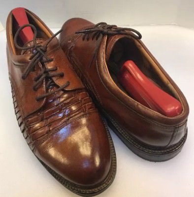 Johnston & Murphy Passport Men\'s Shoes 9.5 Brown Leather #04257 Comfort EUC Johnston & Murphy Passport Collection Melton Leather Cap-Toe  main image 2