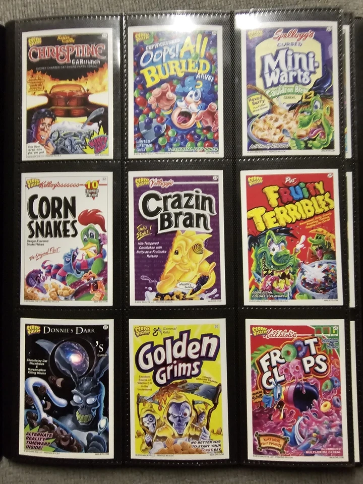 CEREAL KILLERS 2012 Series 2 Complete Base Set 55 Sticker Cards JOE SIMKO - Image 4 of 4