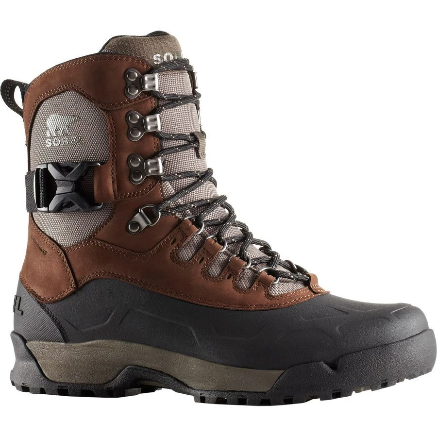 SOREL PAXSON Tall WATERPROOF Leather INSULATED Winter SNOW Rain BOOTS Men size 7