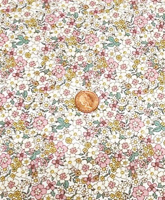 Puppenstubenmaterial mit buntem Blumenmuster Maßstab 1:12 Tumdee M7