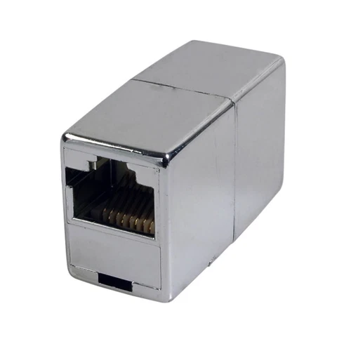 Patchkabel LAN Verbinder Cat.5e 1:1 Verlängerung RJ45 Kupplung Adapter geschirmt