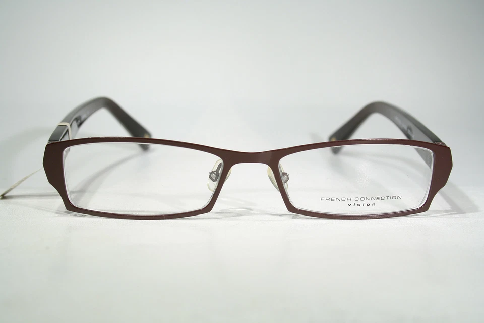 Nuevas monturas de gafas FRENCH CONNECTION FCUK Vision OFC7202 púrpura oscuro y marrón Foto 3 de 4