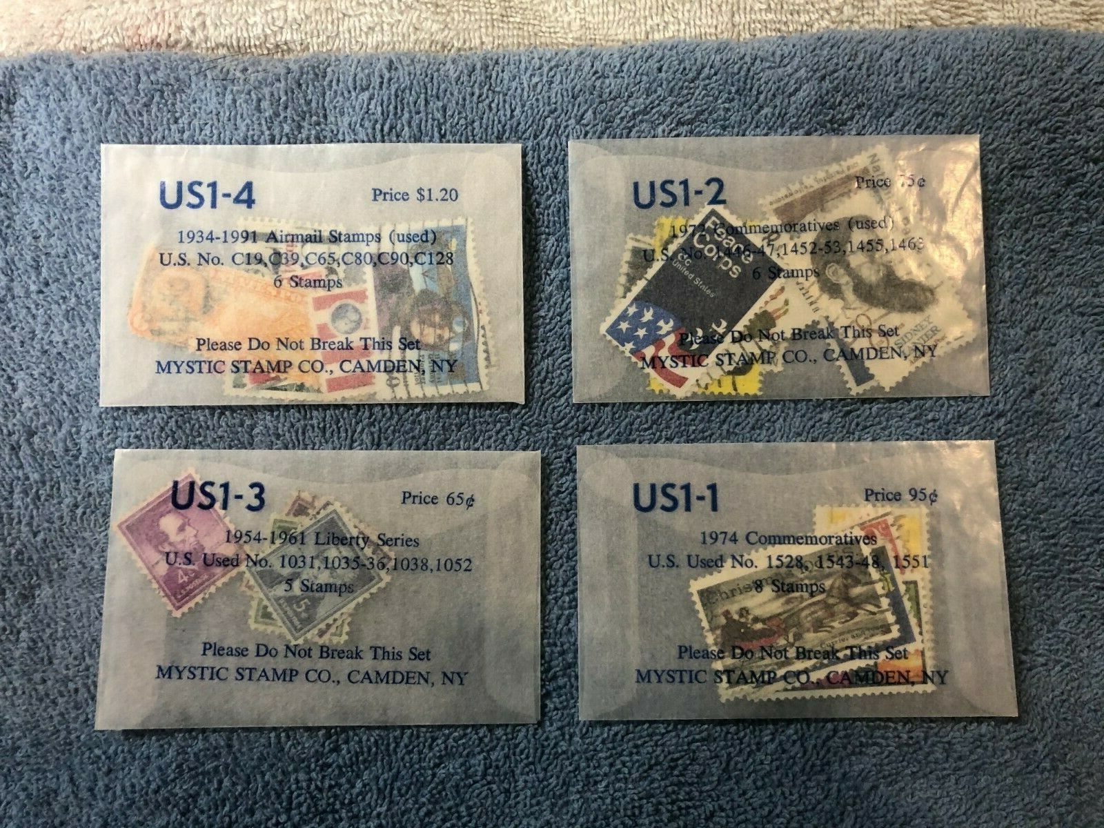 Mystic Stamp Co. US11 US12 US13 US14 Commemorative & Airmail 35