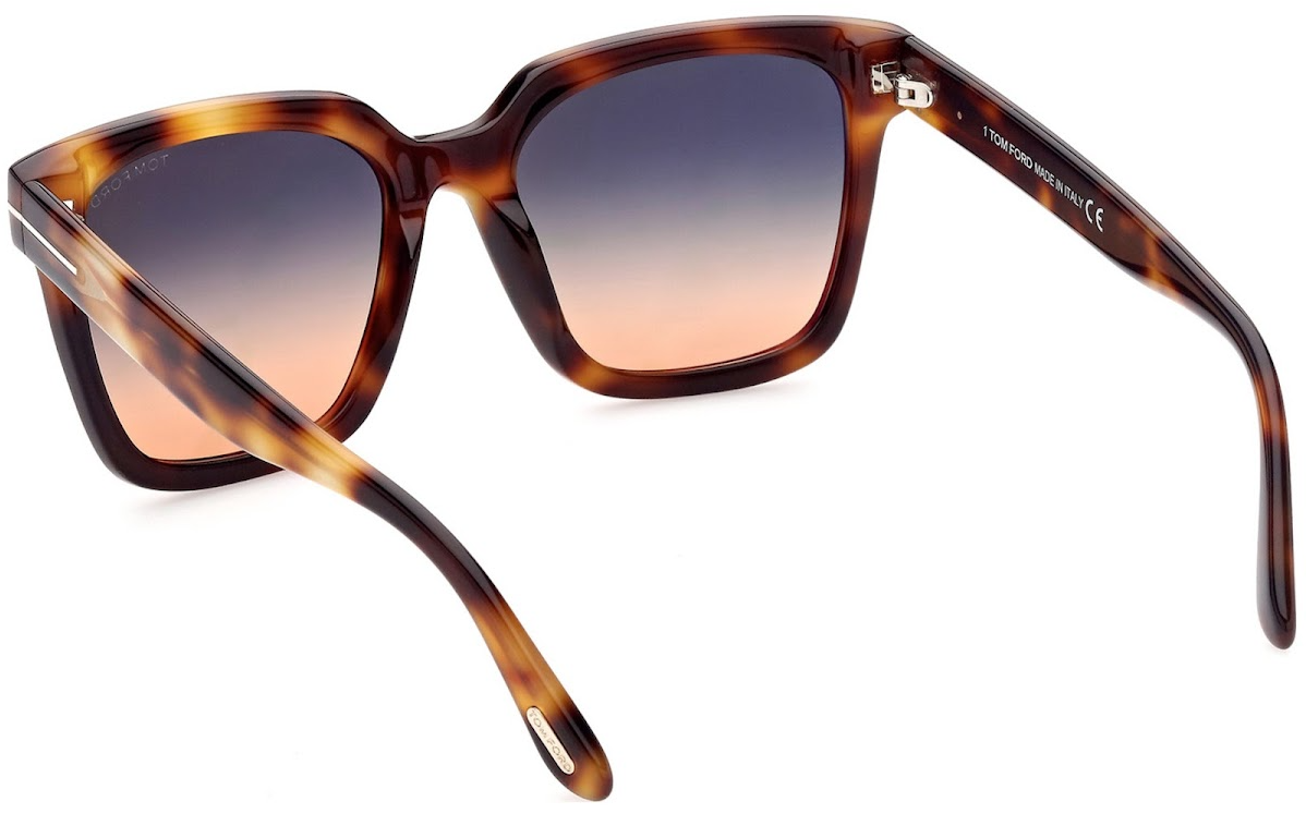 Tom Ford FT 0952 Selby 53P Med Blonde Havana Blue/Orange  display picture 2
